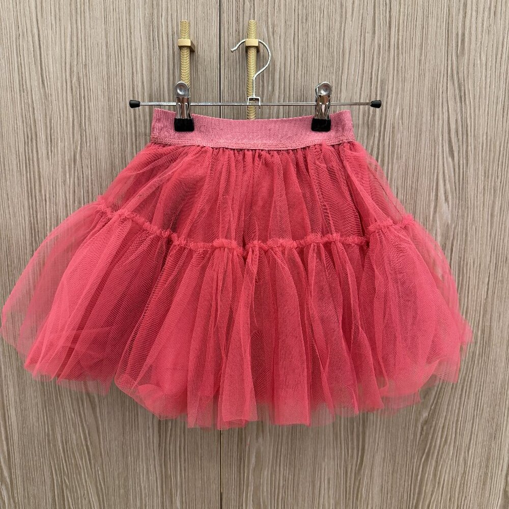 PRELOVED Monnalisa - Pink Girls Tutu - Silk hand tulle skirt